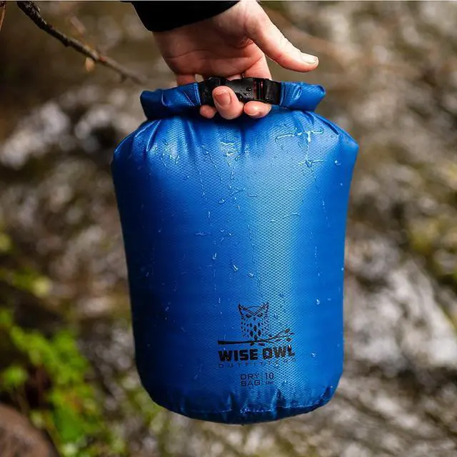 Alt view image 4 of 7 - Waterproof Dry Bag 3-Pack Lightweight & Airtight 5L/10L/20L Small & Large Dry Bags for Kayaking, Beach, Travel, Boating, Hiking