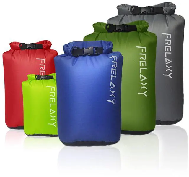 Main image of Dry Bag 3-Pack/5-Pack, Ultralight Dry Sack, Outdoor Bags Keep Gear Dry for Hiking, Backpacking, Kayaking, Camping, Swimming, Boating