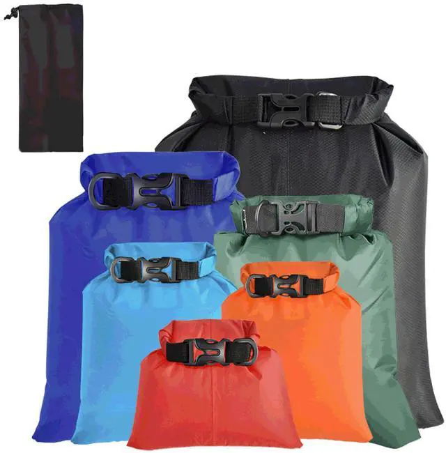 Main image of 6PCS Dry Bags Waterproof, Lightweight Dry Bags for Kayaking WaterproofOutdoor Waterproof Bag for Kayaking Hiking Boating Camping