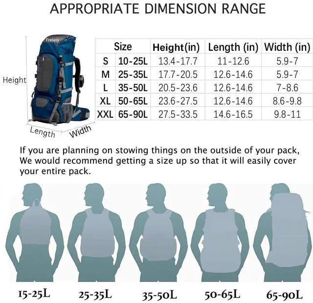 Alt view image 5 of 6 - Hi-Visibility Backpack Rain Cover with Reflective Strip 100% Waterproof Ultralight Backpack Cover, Storage Pouch, Anti-Slip Cross Buckle Strap, for Hiking, Camping, Biking, Outdoor, Traveling
