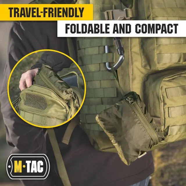Alt view image 7 of 7 - Backpack Rain Cover Waterproof - Bag Rain Cover 50-60L - for Hiking Travel Camping Military (Olive, Large)