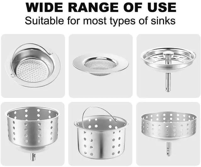 Alt view image 6 of 7 - Kitchen Sink Strainer Mesh Bag- 200 PCS Disposable Sink Net Strainer Filter Bags for Sink Drain for Collecting Kitchen Food Waste Leftover Garbage