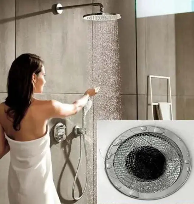 Alt view image 5 of 7 - 25PCS Bathroom Mesh Sink Drain Strainer, 2.75" & 2.125'' Stainless Steel Slop Basket Filter Trap, Mesh Tub Strainer Bathtub Drain Filter Screen for Bathroom Bathtub Laundry Lavatory Balcony RV Utility