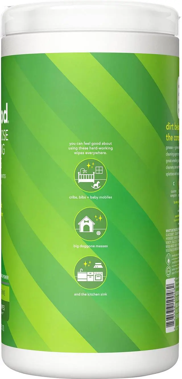 Alt view image 3 of 3 - Lime & Sea Salt All Purpose Cleaning Wipes, 70 CT