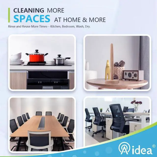 Alt view image 5 of 6 - Cleaning Wipes, Multi-Purpose Towel Reusable Cleaning Cloths 40Ct(1 Pack), Domestic Wipes, Dish Cloths(12''x24'')