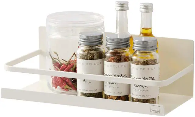 Main image of Home Magnetic Spice Storage Rack Organizer For Fridge - Steel
