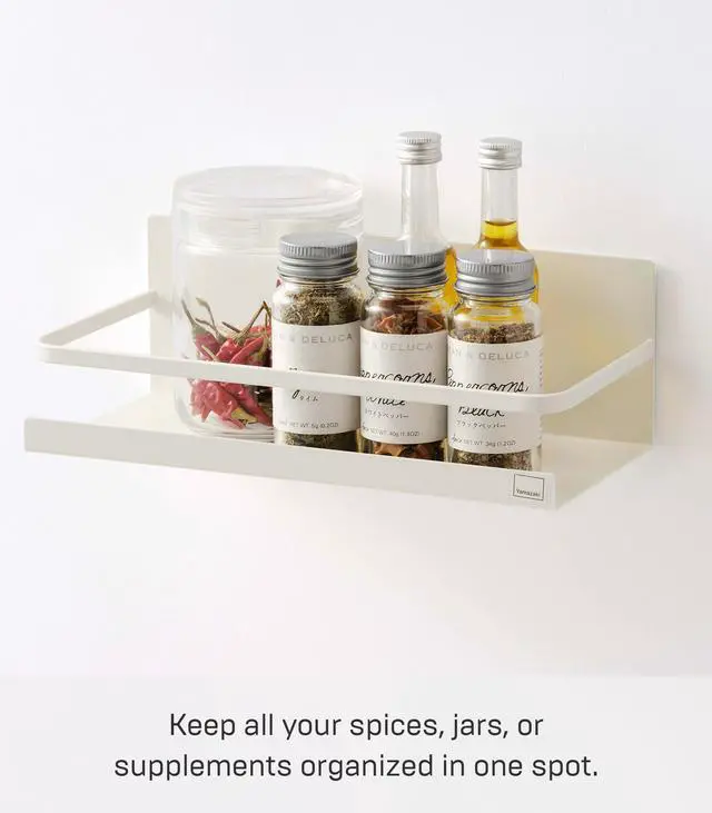 Alt view image 2 of 7 - Home Magnetic Spice Storage Rack Organizer For Fridge - Steel