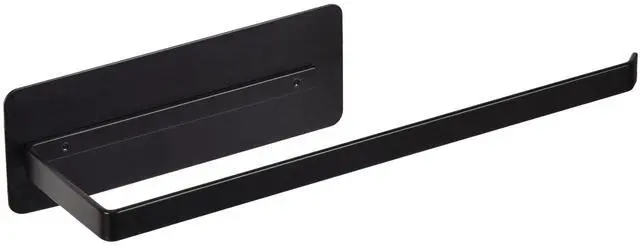 Main image of Magnetic Paper Towel Holder,Black Towel Bar Rack for Refrigerator BBQ Grills Griddles Toolbox RVs Tailgates,Heavy Duty Strong Magnet Backing,12(L) x 3(H),Fit All US Paper Roll
