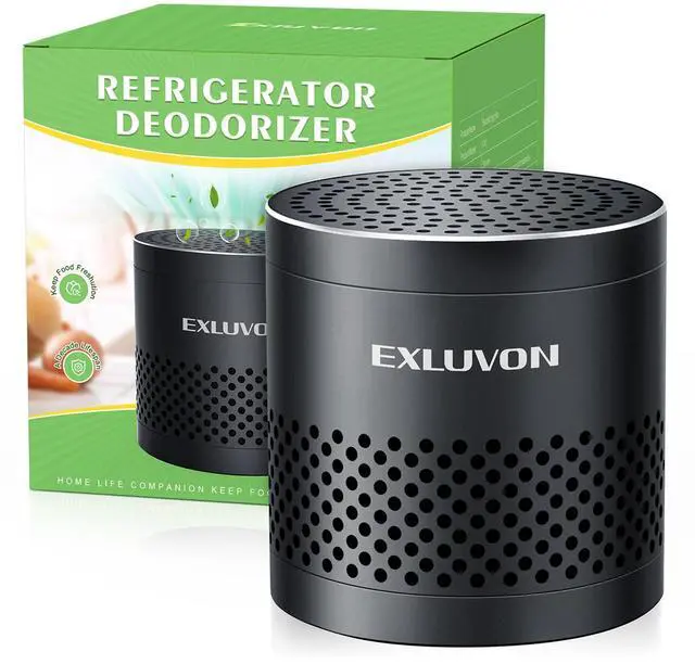Main image of Refrigerator Deodorizer, Fridge Odor Eliminator Lasts for 10 Years, Household Essentials Fridge Smell Eliminator, More Effective Than Baking Soda and Bamboo Charcoal Air Purifying Bag, Black