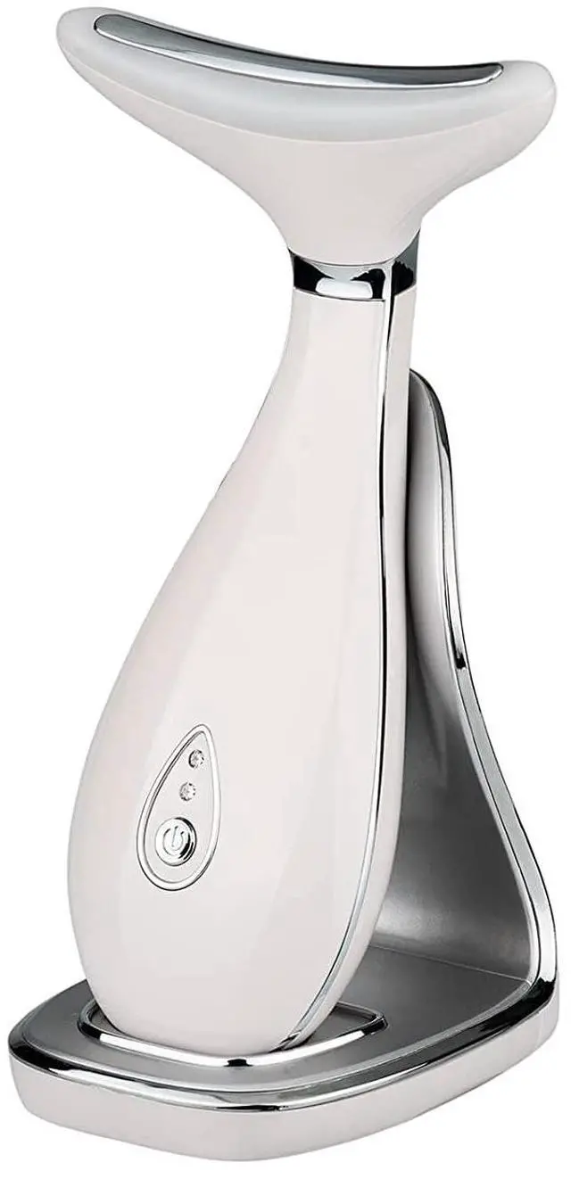 Main image of Lily Neck Face Massager, Face Sculpting Tool, Skin Rejuvenation Device with Thermal, Triple Action LED and Vibration, for Anti-Aging, Lifting and Tightening Sagging Skin (Pearl White)