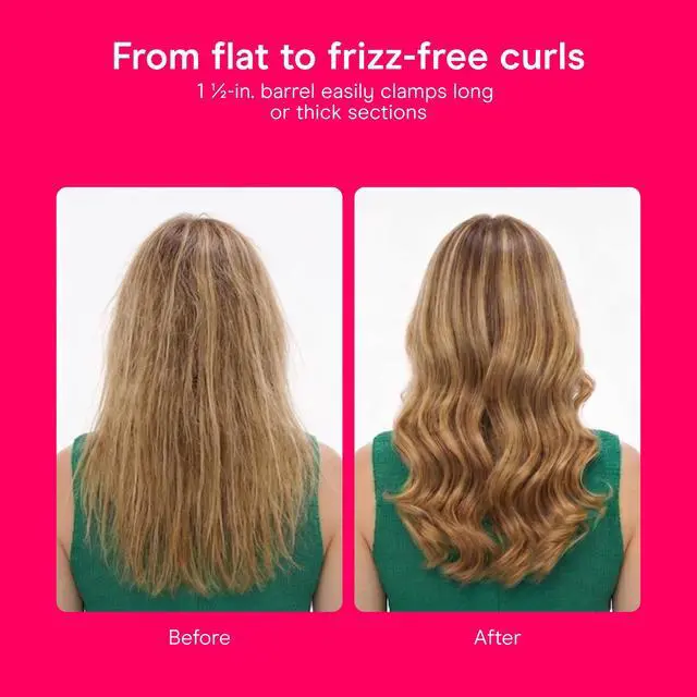 Alt view image 3 of 7 - Double Ceramic 1 ½-Inch Curling Iron