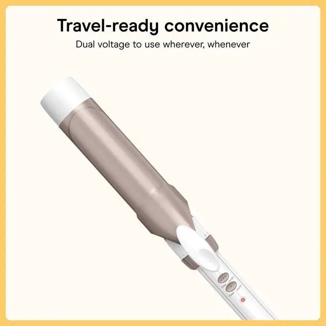 Alt view image 6 of 7 - Double Ceramic 1 ½-Inch Curling Iron