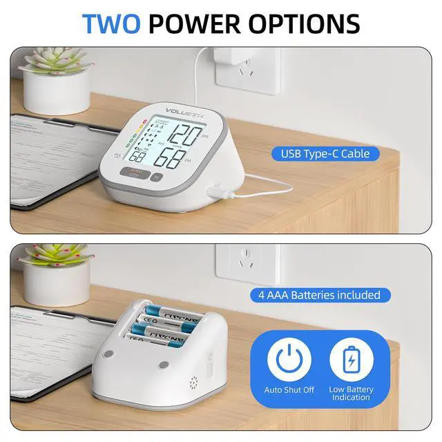 Alt view image 3 of 7 - Pediatric Blood Pressure Cuff, Blood Pressure Machine for Home Use - 3 Size Cuffs, Small 4"-8", Medium 6"-10" and Large 7"-17", Perfect for Family Health Monitoring