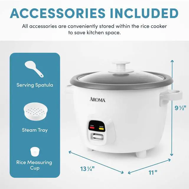 Alt view image 7 of 7 - 20-Cup (Cooked) One-Touch Rice Cooker and Food Steamer with Auto-Warm | 10 cups uncooked, 20 cups cooked (ARC-390NGP)