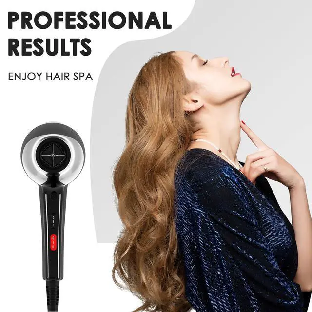 Alt view image 2 of 7 - Hair Dryer, Professional Ionic Blow Dryer with Diffuser for Curly Hair,2400W Powerful Fast Drying Hairdryer Blowdryer for Women Men Home Salon Hair Styling,Constant Temp Low Noise