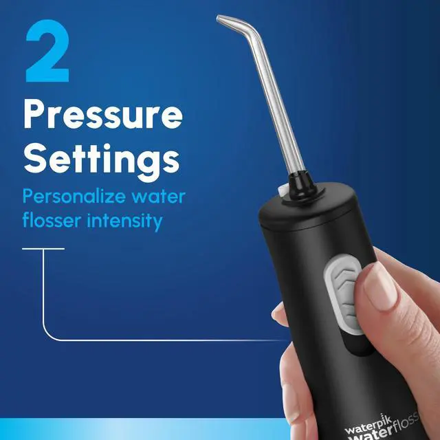 Alt view image 6 of 7 - Cordless Express Water Flosser, Battery Operated & Portable for Travel & Home, ADA Accepted, Waterproof for Shower Use, Black WF-02, Packaging May Vary