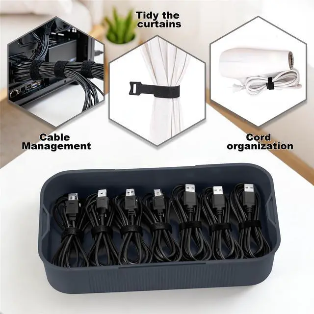 Alt view image 2 of 7 - Medicine Lock Box, Small Lock Box with Code, for Secure Storage of Medications, Snacks, ElectronicsCash, Office Files & Travel Essentials and more, Includes Cable Tie