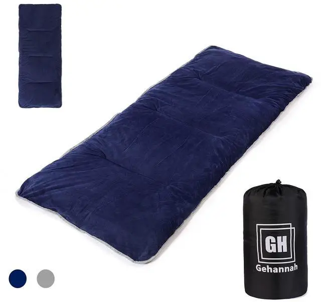 Main image of Thick Camping Sleeping Pad, Soft Comfortable Microfiber Camping Cot Pads for Adults, Lightweight Foldable Sleeping mats for Traveling Hiking Backpacking Traveling Blue Large