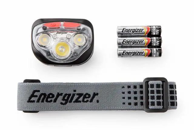 Alt view image 6 of 7 - Vision HD+ LED Headlamp, Water Resistant Bright Headlamp with Digital Focus, Camping Gear and Emergency Light, Batteries Included, Pack of 1