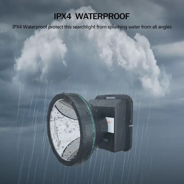 Alt view image 4 of 5 - Bright Headlamp Rechargeable LED Torch for Mining,Camping, Hiking, Fishing