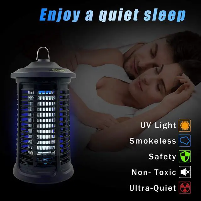 Alt view image 4 of 5 - Bug Zapper Replacement Bulb for Indoor Outdoor, U-Shaped Twin Tube Bulb, 15Watt Replacent Bug Zapper Light Bulb with 4-Pin Base, Insect Attracting Lamp