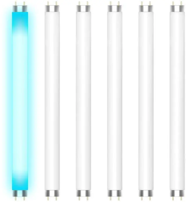 Main image of 6 Pack FSL BL T8 F10W Bug Zapper Replacement Bulb for 20W Bug Zapper, 13 Inch 10 Watt Light Bulb Compatible with Aspectek, Liba and Other 20W Mosquito Zapper Lamp