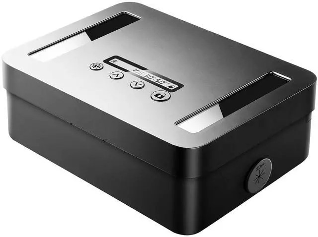 Main image of Metal Time Lock Box, Phone Lock Box with Timer, Timed Locking Safe, Self-Control Container with USB C Charge,Child Lock, Audio Prompt, Time Release Storage Locker for Phone/Medicine