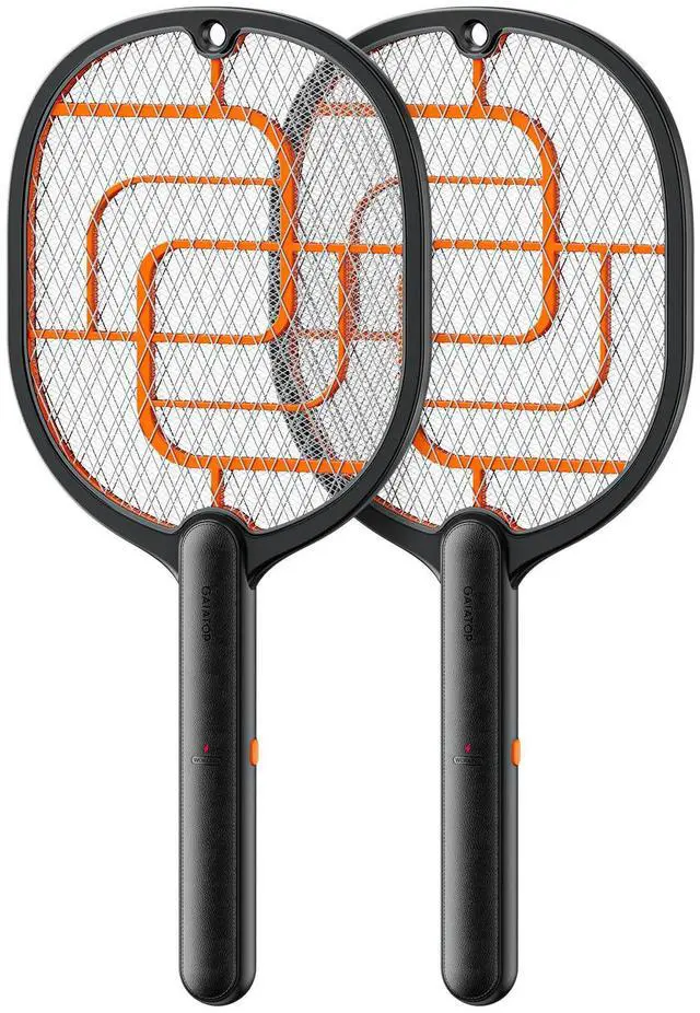 Main image of Electric Fly Swatter, 3800V Battery Powered Handheld Fly Zapper, 3-Layer Protection Grid Bug Zapper Racket for Home Bedroom Kitchen Office Backyard Patio Indoor Outdoor