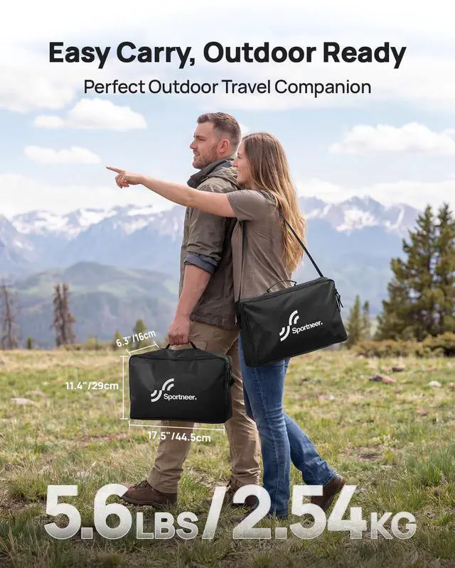 Alt view image 6 of 7 - Camping Cot: 31.5 Extra Wide Compact Sleeping Cots with Side Pocket - Lightweight Folding Cot for Camping Traveling Tent Day, Carry Bag Included, Easy Setup - Size 74.8''x31.5''x7''