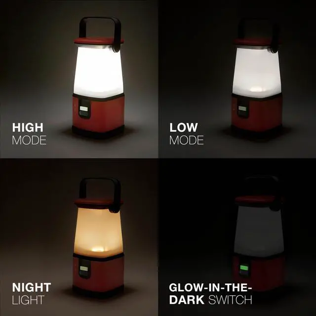 Alt view image 7 of 7 - WeatheReady LED Camping Lantern PRO-360, IPX4 Water Resistant Tent Light, Ultra Bright Battery Powered Lanterns for Camping, Outdoors, Emergency Power Outage
