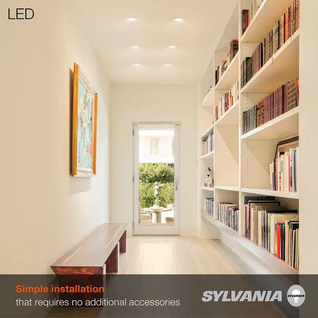 Alt view image 5 of 7 - LED 6" Slim Microdisk Recessed Downlight Junction Box, 16W, CCT 5 Color Selectable, 2700K/3000K/3500K/4000K/5000K, 1200 Lumens, Dimmable - 4 Pack (61406)