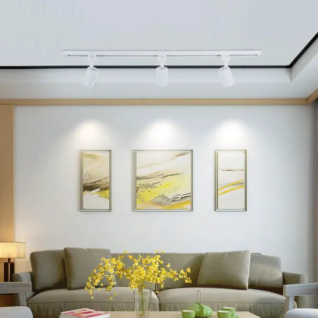 Alt view image 7 of 7 - 6 Pack LED Track Lighting Heads Compatible with Single Circuit H Type Track Lighting Rail Ceiling Spotlight for Accent Task Wall Art Exhibition Lighting 6.5W 24° White (3000K Warm White)