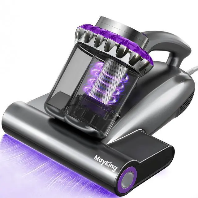 Main image of Upgrade Mattress Vacuum Cleaner - 16kPa Strong Suction & 40000 RPM, LED Display Bed Vacuum Cleaner Dust Detection, 253.7nm UV-C Light & HEPA, 149 Heat & Negative Ion for Bed Sofa, Model MV03