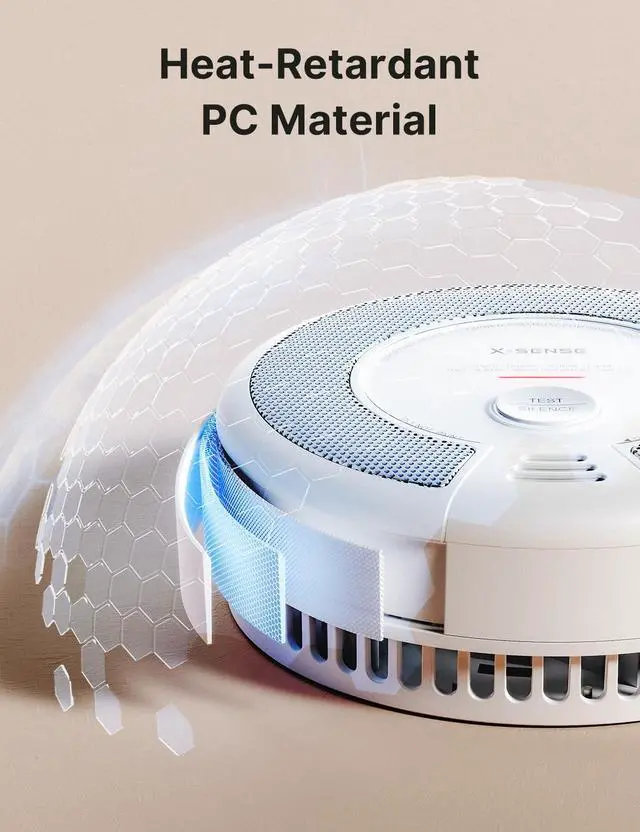 Alt view image 7 of 7 - Smoke & Carbon Monoxide Alarm, SC06, 1-Pack