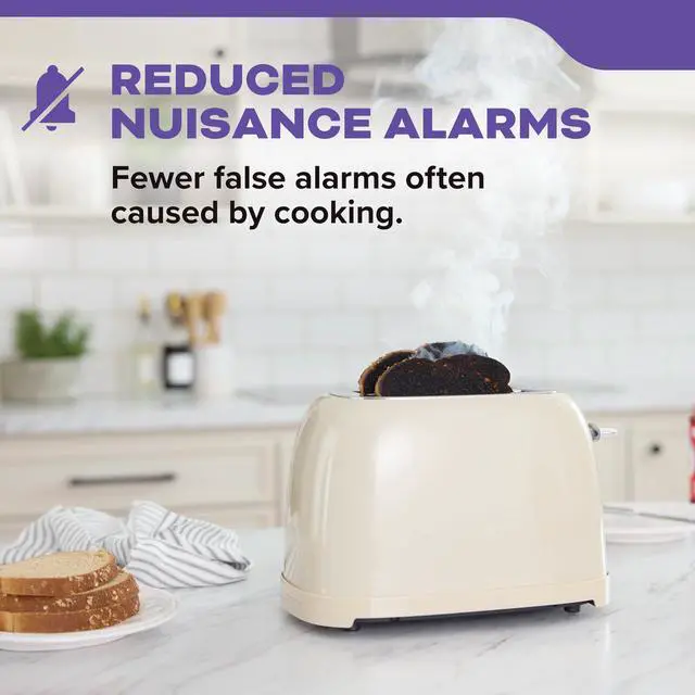 Alt view image 5 of 7 - Smoke and Carbon Monoxide Detector, Hardwired with 10-Year Battery Backup, LED Status Lights, Interconnected, 85 dB Alarm, 5 inches, 30CUA10, 1 Pack