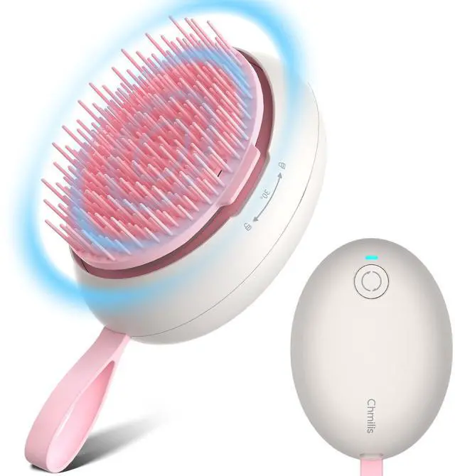Main image of Scalp Massager Hair Growth - Electric Head Massager Brush - Unique Birthday Gifts for Women - Sonic Vibration Comb for Stimulating Follicles - Relax Scalp Stress for Mom - Pink