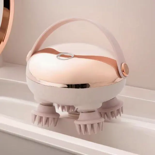 Main image of Electric Scalp Massager, Head Massager Scalp Stress Relax, Rechargeable IPX7 Waterproof 2 Massage Styles, 8 Removable Claws for Head/Body Massage & Face Cleaning