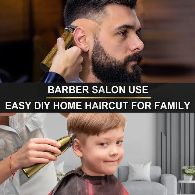 Alt view image 6 of 6 - ® Professional Hair Clippers for Men Cordless Barber Clippers & Beard Trimmer for Men, Fade Clipper and Trimmer Set for Home & Barber Use, Complete Men's Grooming Kit - Gifts for Men