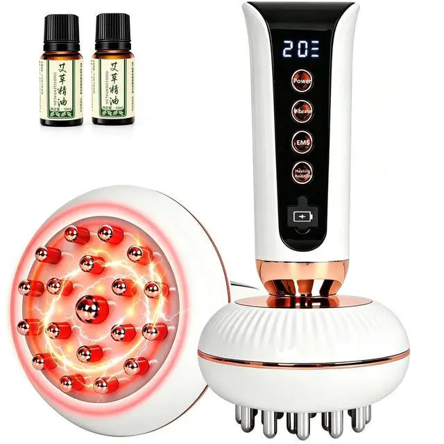 Main image of 4-in-1 Lymphatic Drainage Massager - Body Sculpting Machine - Anti Cellulite Massage Tool for Cellulite Reduction, Fat, Pain Relief on Legs, Arms, Belly, Butt & Stomach