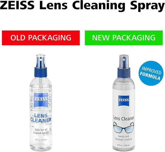 Alt view image 2 of 4 - Lens Care Pack 2x 8oz Streak-Free Lens Spray and Microfiber Cloths for Eyeglasses and Optics