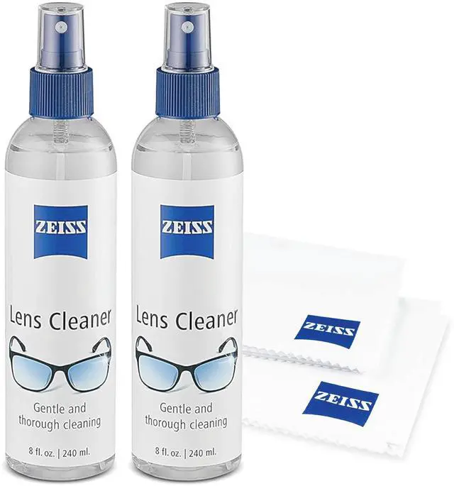 Main image of Lens Care Pack 2x 8oz Streak-Free Lens Spray and Microfiber Cloths for Eyeglasses and Optics
