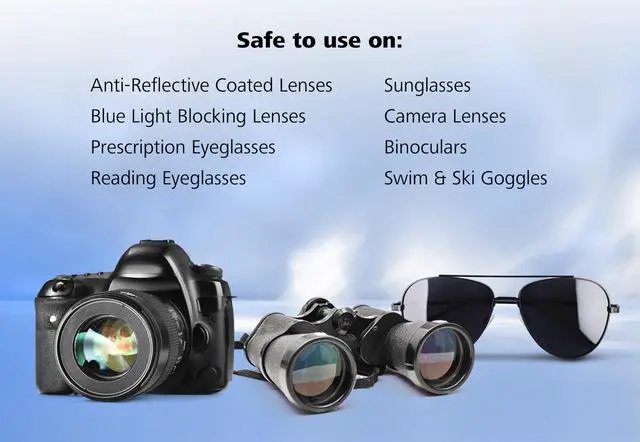 Alt view image 4 of 4 - Lens Care Pack 2x 8oz Streak-Free Lens Spray and Microfiber Cloths for Eyeglasses and Optics