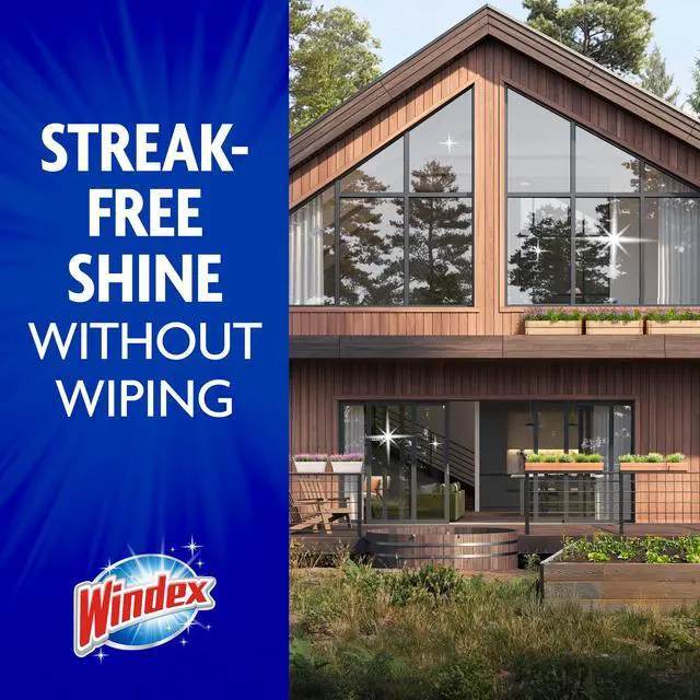 Alt view image 3 of 7 - Windex Outdoor Window and Glass Cleaner for Hose Ammonia Free, Concentrated Formula for Deep Outdoor Clean, Patio Cleaner, Compatible With All Hoses, 32 Fl Oz (Pack of 2)