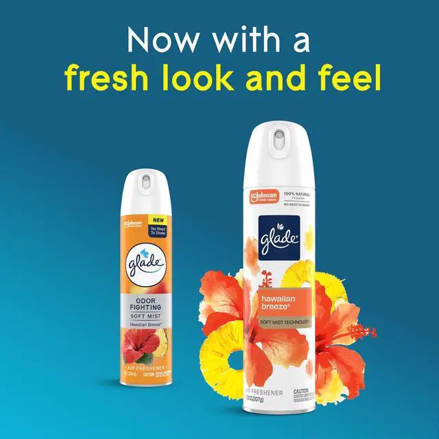 Alt view image 2 of 7 - Air Freshener Room Spray, Hawaiian Breeze Scent, Odor Fighting to Deliver Long Lasting Freshness, 7.3 Oz, 6 Count
