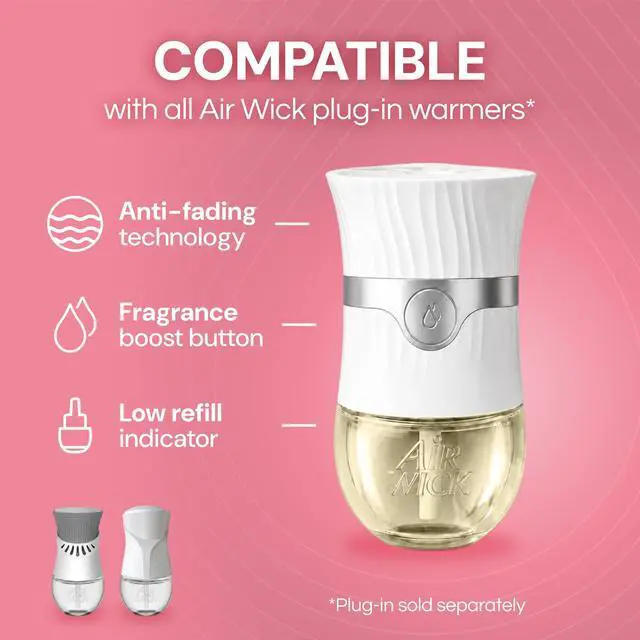 Alt view image 5 of 7 - Air Wick Plug-In Scented Oil Refills, 10 Count, Vanilla and Pink Papaya, Air Freshener, Essential Oils, Eco Friendly