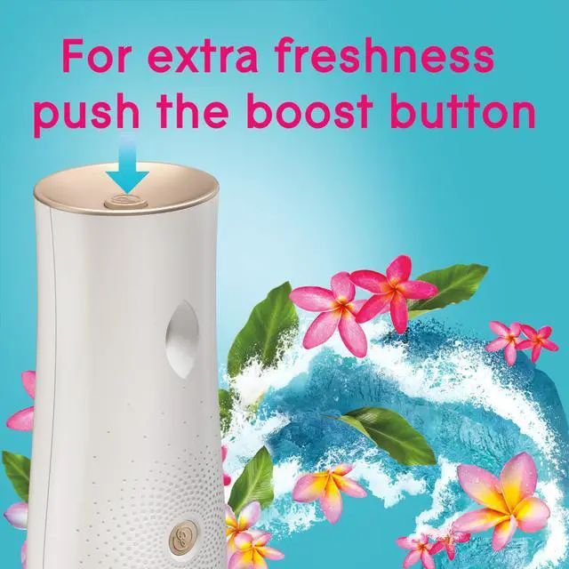 Alt view image 7 of 7 - Glade Automatic Spray Refill, Air Freshener for Home and Bathroom, Aqua Waves, 6.2 Oz, 3 Count