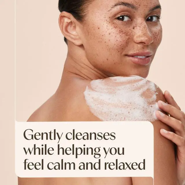 Alt view image 3 of 7 - Aveeno Stress Relief Body Wash, Lavender Scent with Nourishing Prebiotic Oat, Sensitive Skin Body Wash for Normal to Dry Skin, Paraben-, Dye-, and Soap-Free, Value Size 33 Fl Oz