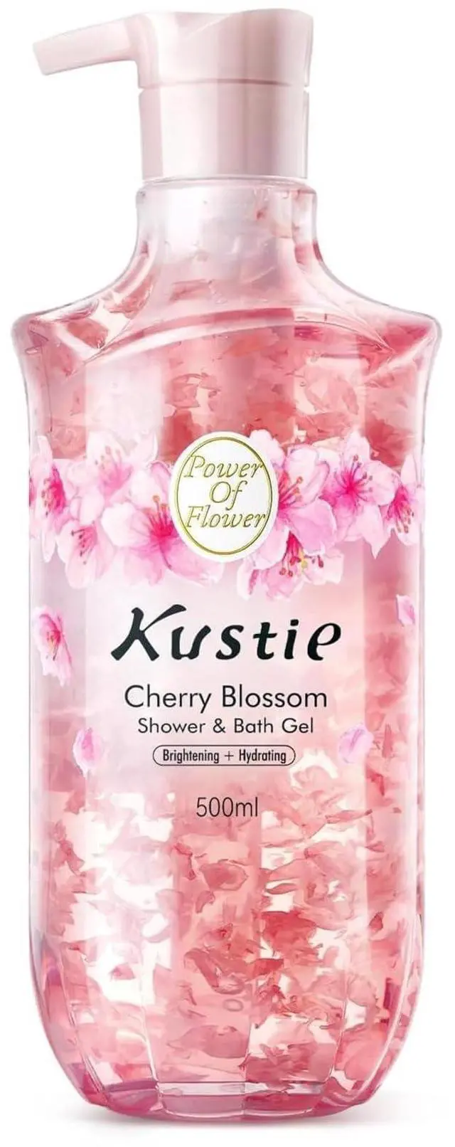 Main image of Kustie Cherry Blossom Body Wash, Low pH Amino Acid Shower Gel with