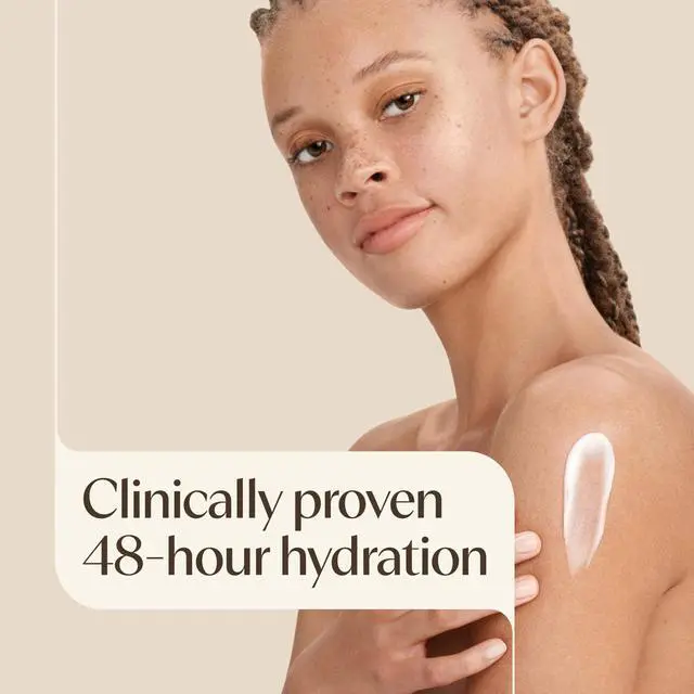 Alt view image 3 of 7 - Daily Moisturizing Body Lotion for Normal to Dry Skin, Moisturizer with Soothing Prebiotic Oat, Non Greasy, Non Comedogenic, Fragrance Free Body Lotion for Women & Men, 18 Fl Oz