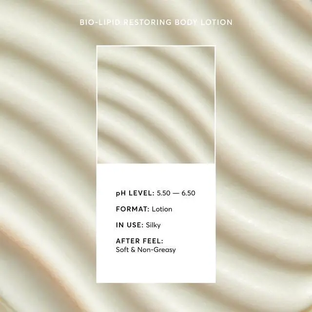 Alt view image 4 of 7 - Bio-Lipid Restoring Moisturizing Body Lotion with Shea Butter, Fragrance Free, 14 oz